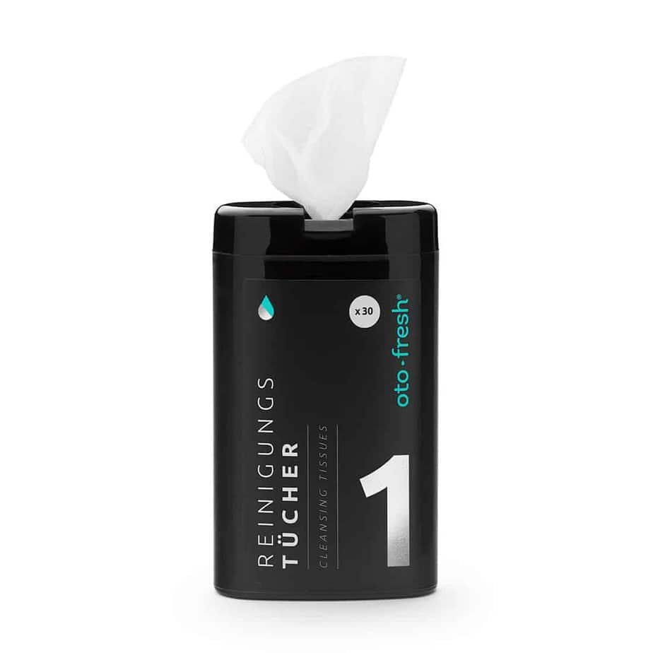 oto-fresh® CLEANSING TISSUES in dispenser, 30