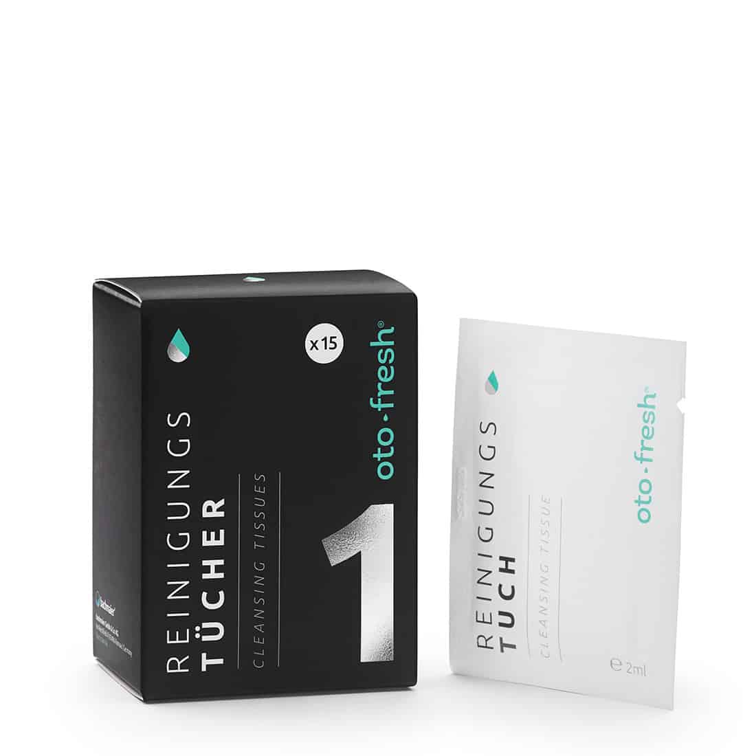 oto-fresh® CLEANSING TISSUES single packaged